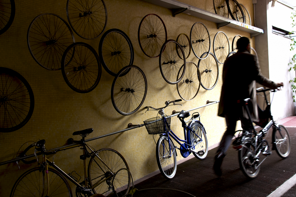 milano'da bisiklet